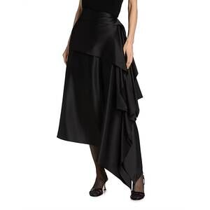 NEW HEIRLOME agatha midi skirt in black